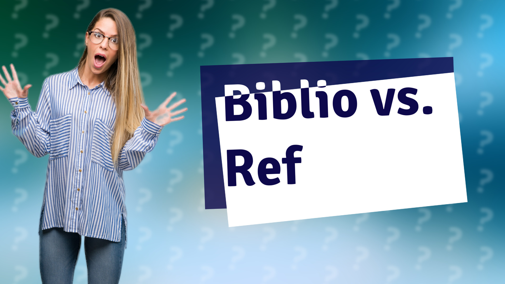 Biblio vs. Ref