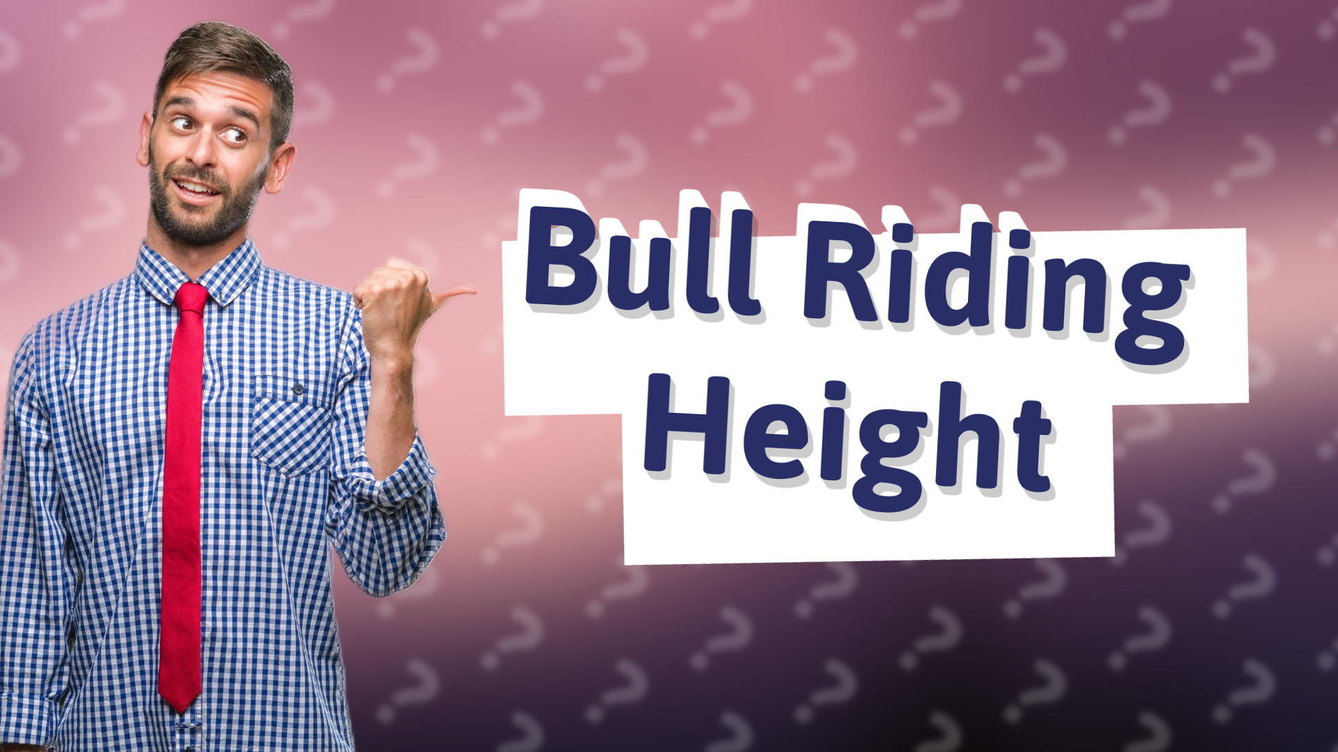 Bull Riding Height