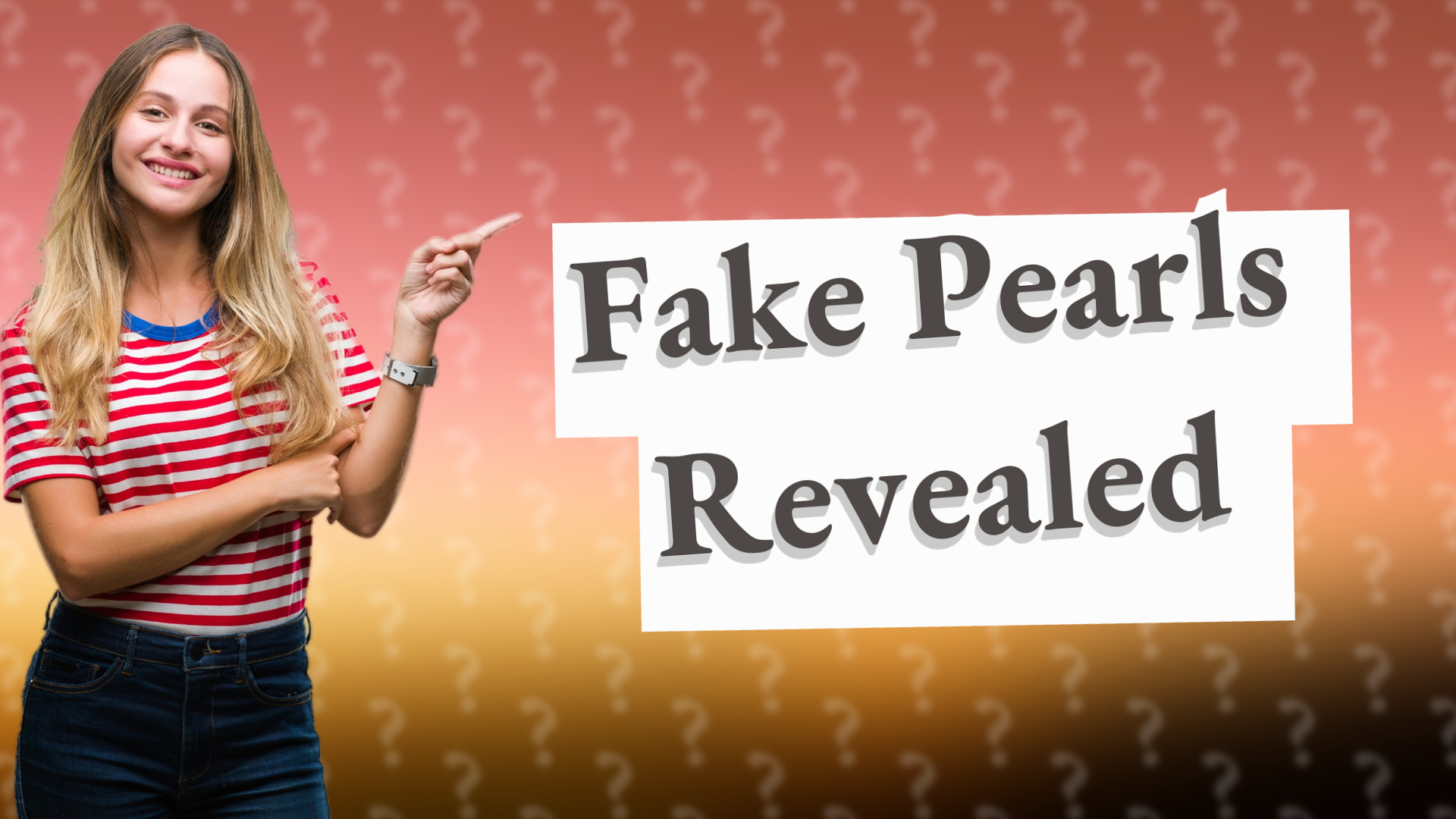 Fake Pearls Revealed