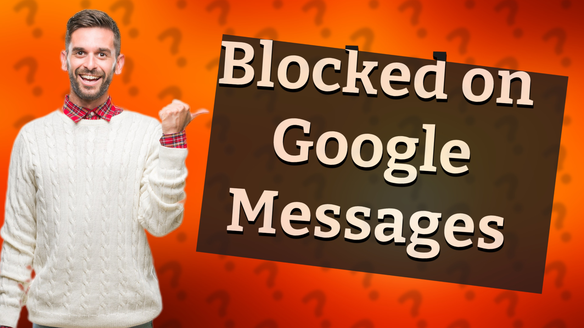 Blocked on Google Messages