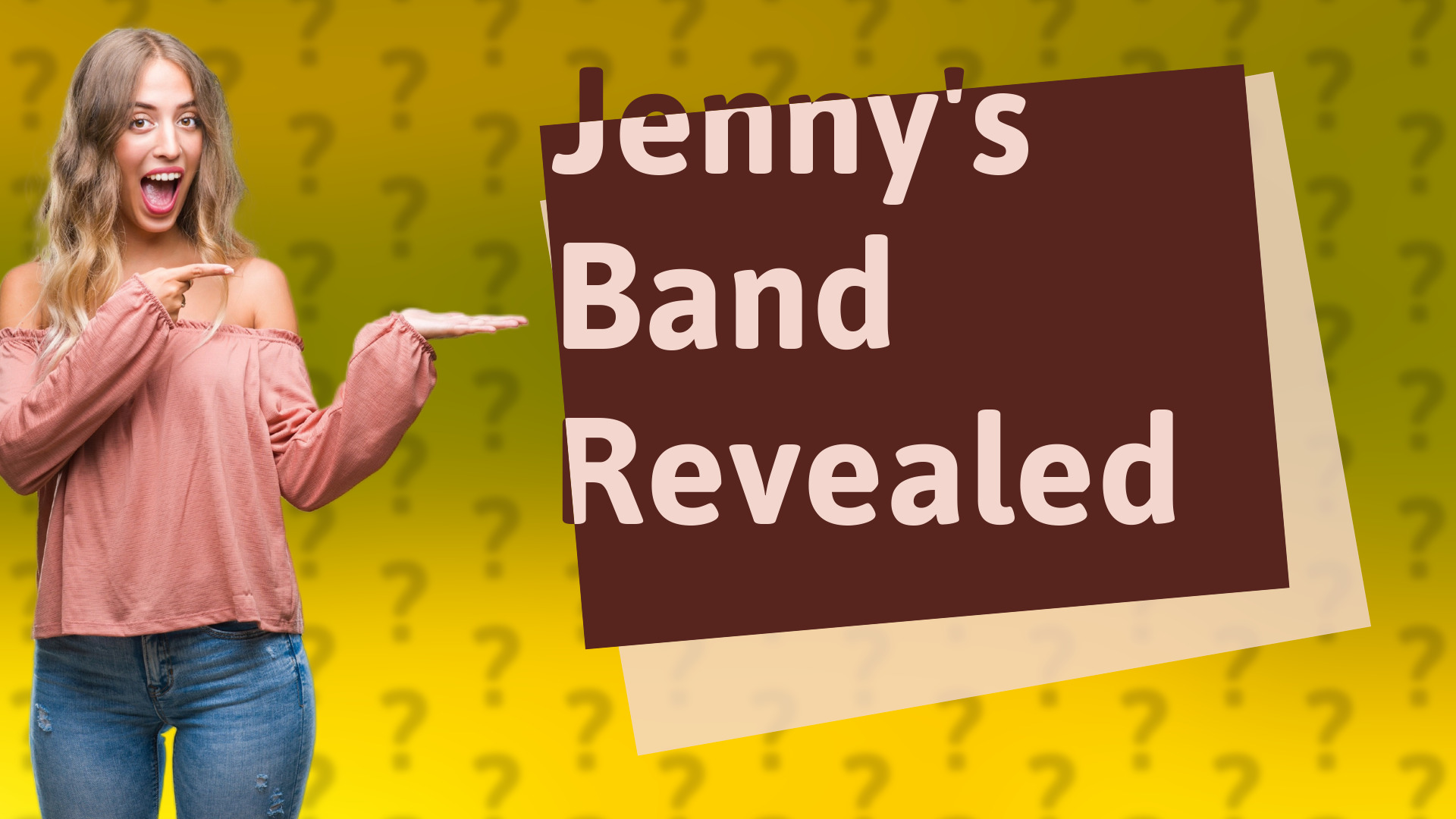 Jenny's Band Revealed
