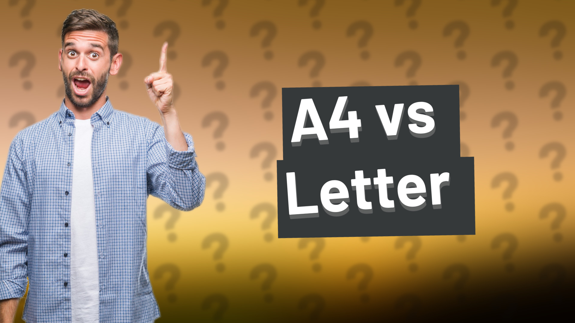 A4 vs Letter
