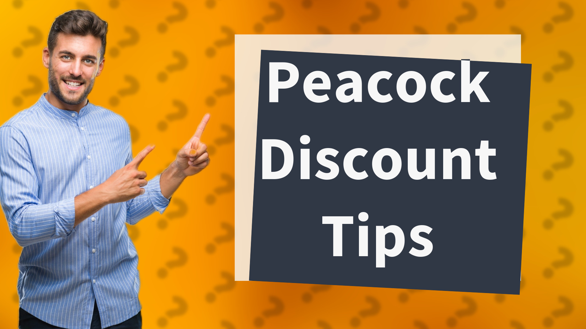 Peacock Discount Tips
