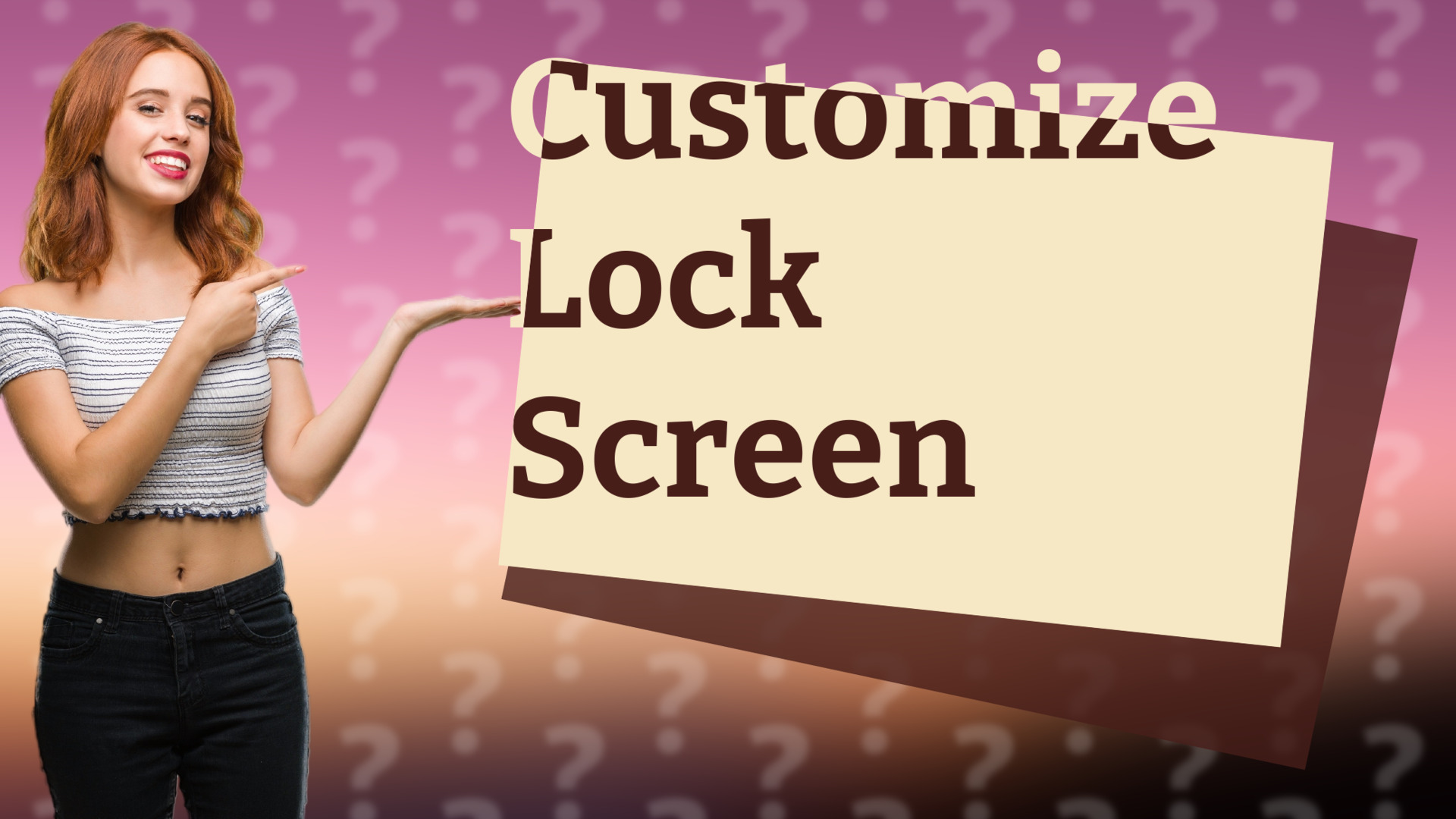 Customize Lock Screen