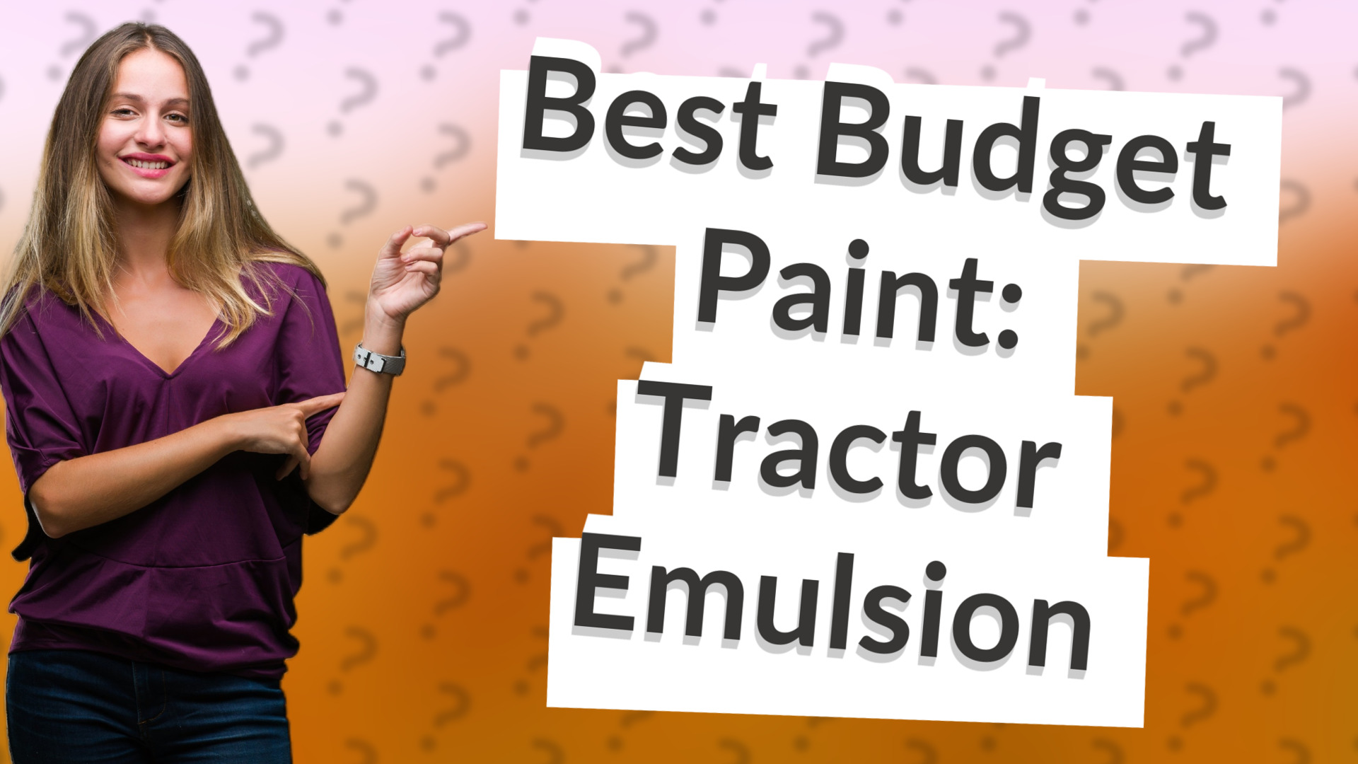 Best Budget Paint: Tractor Emulsion