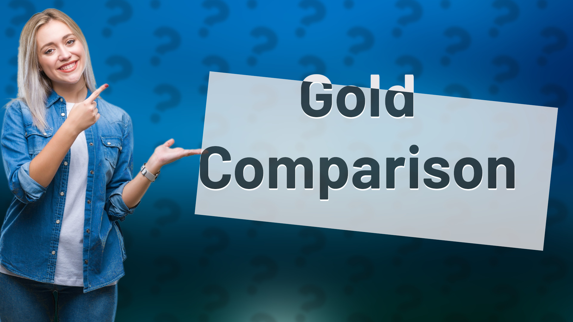 Gold Comparison