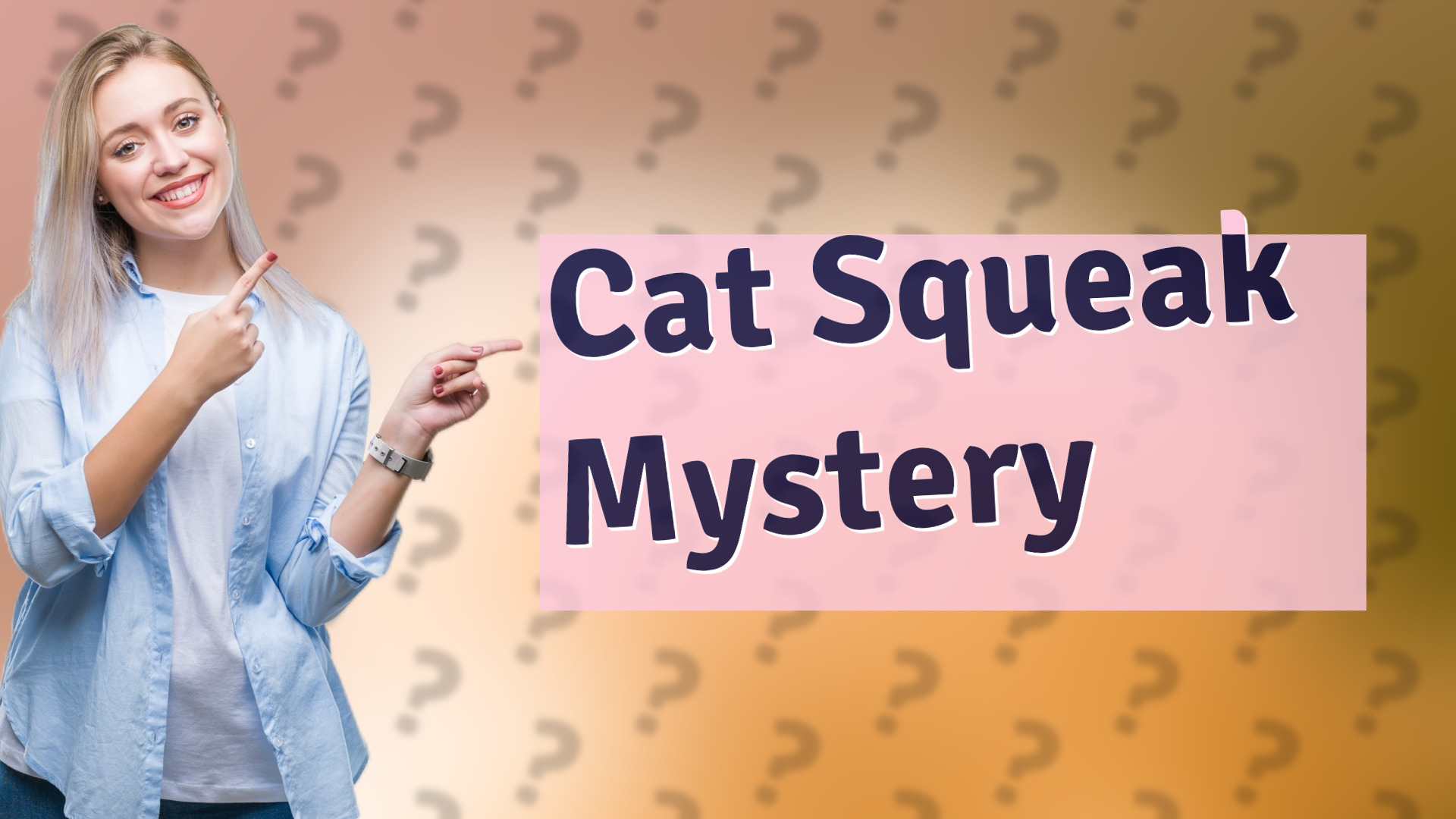 Cat Squeak Mystery