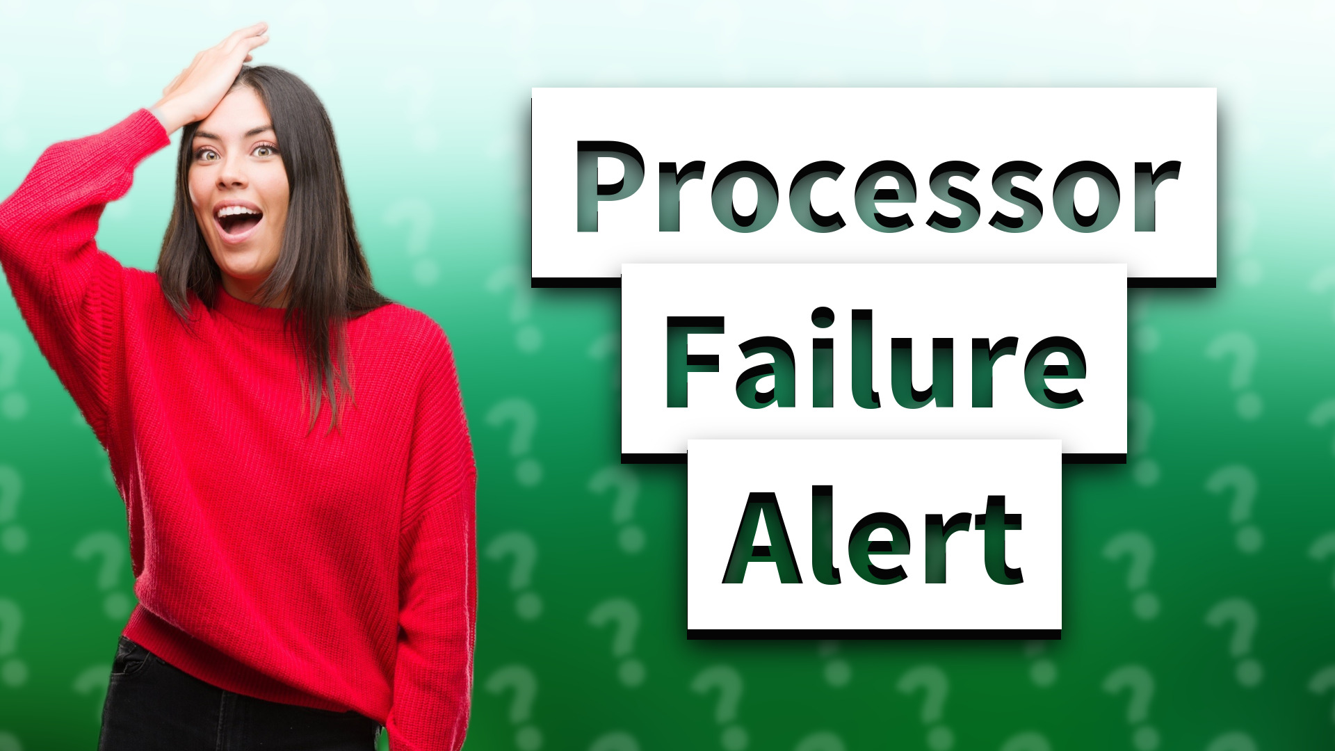 Processor Failure Alert