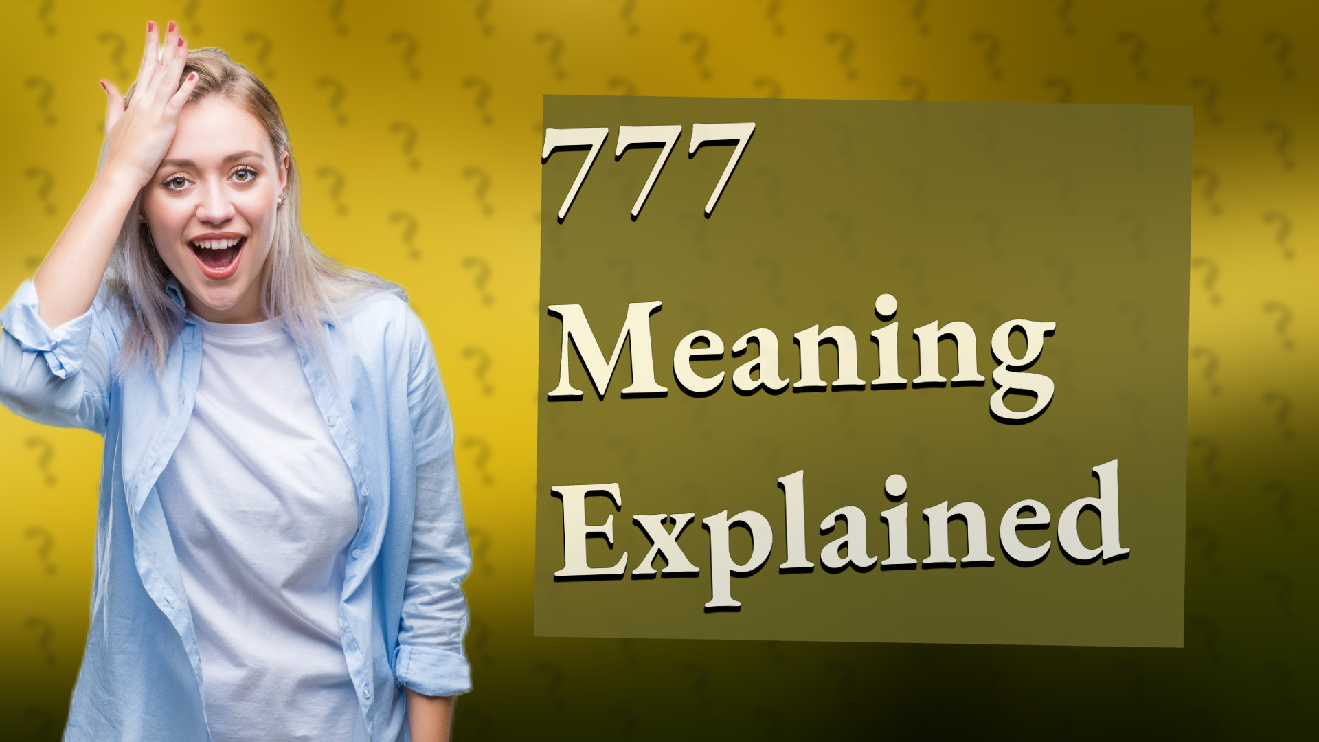 777 Meaning Explained