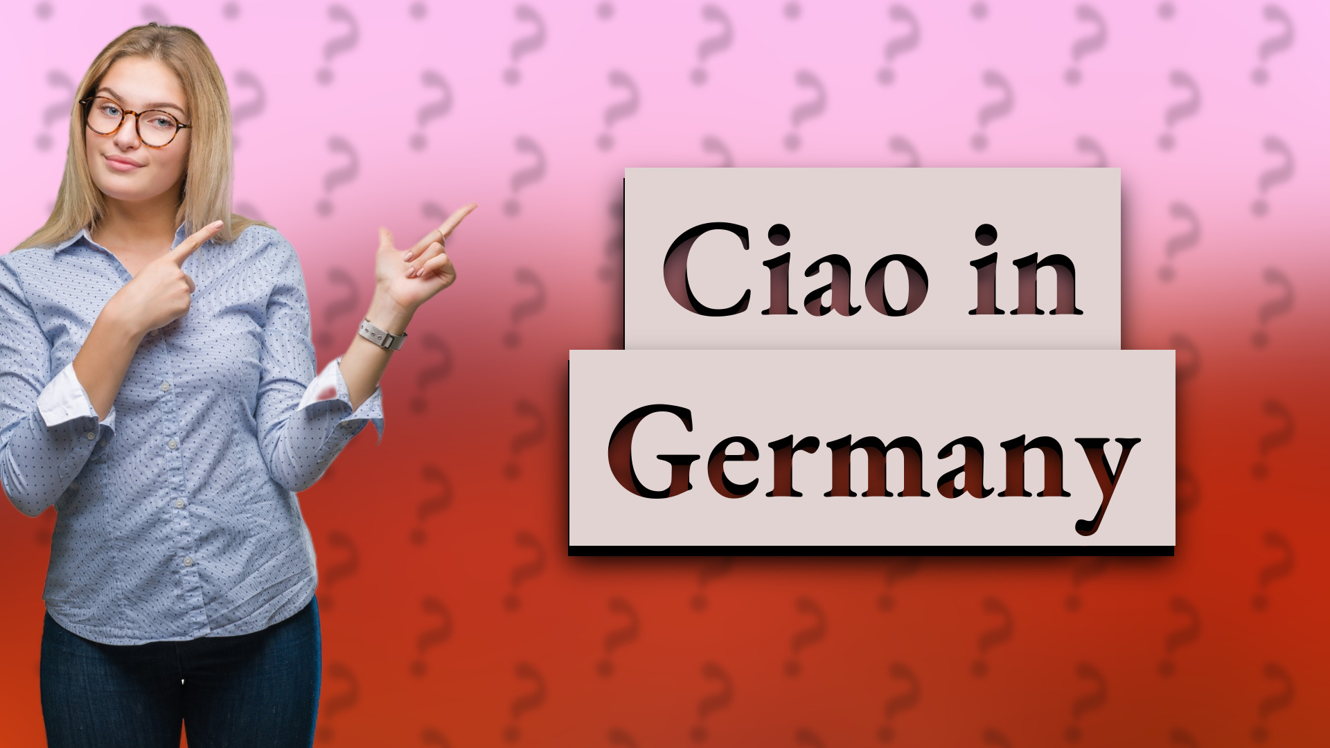 Ciao in Germany