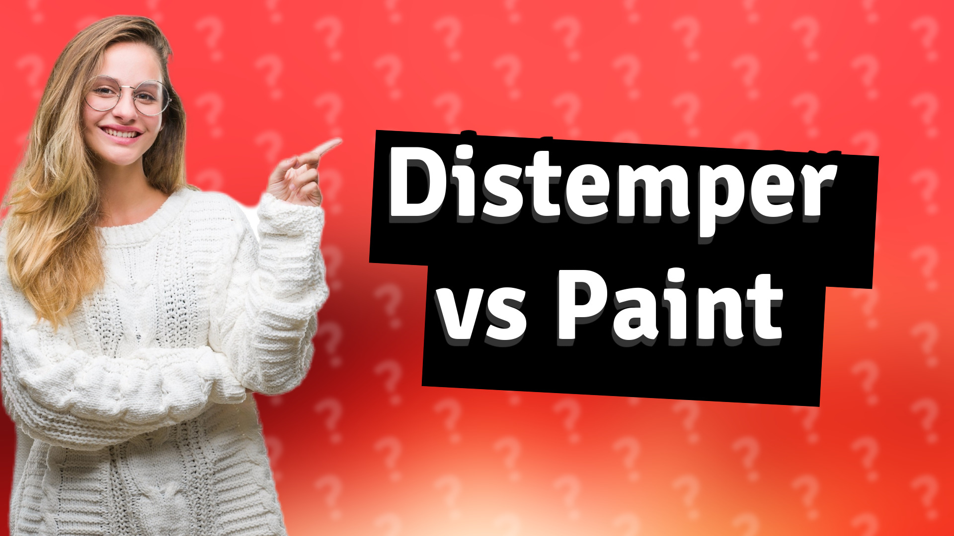 Distemper vs Paint
