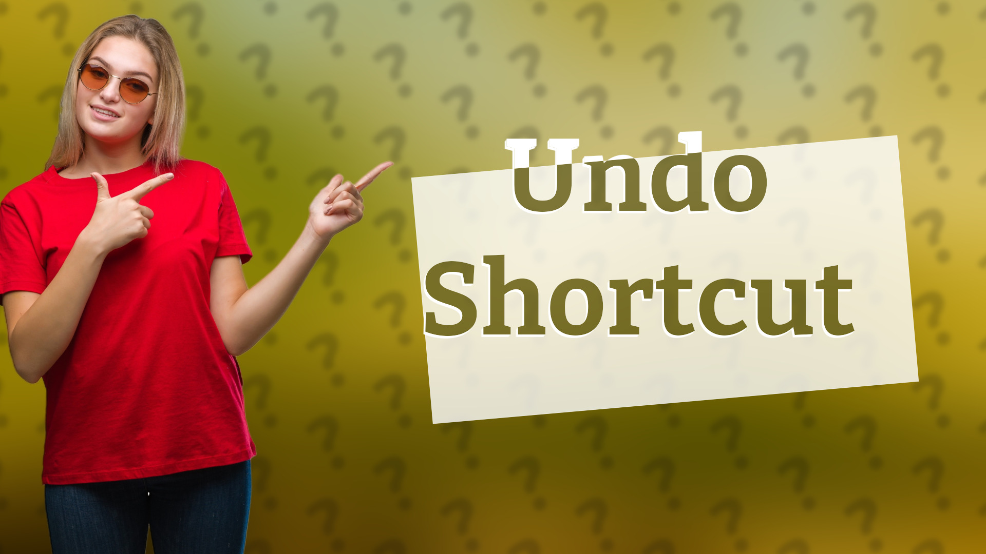 Undo Shortcut