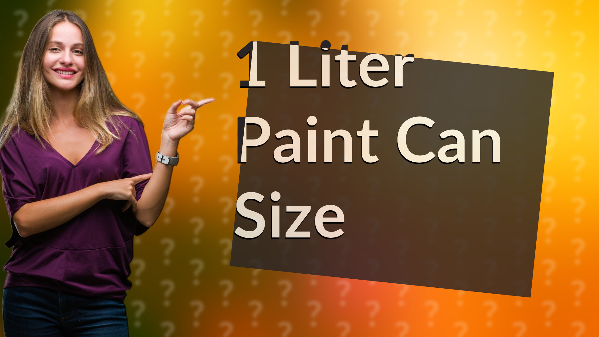 1 Liter Paint Can Size