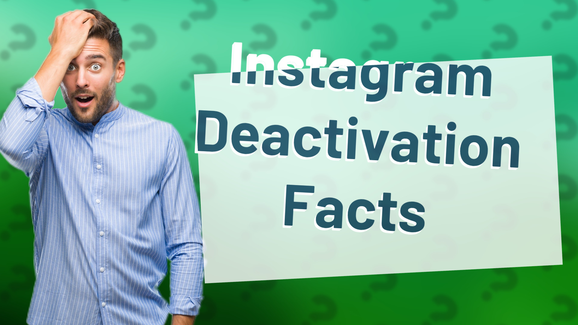 Instagram Deactivation Facts