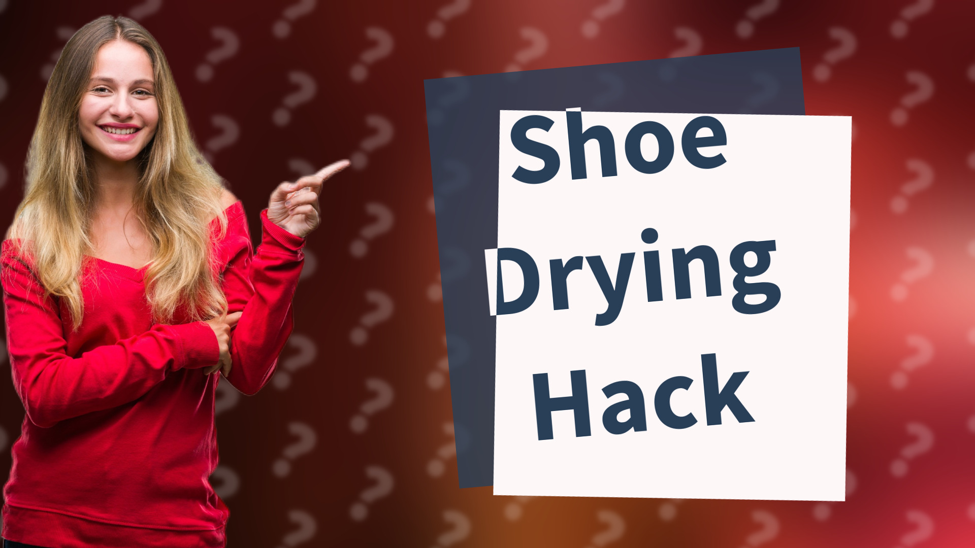 Shoe Drying Hack