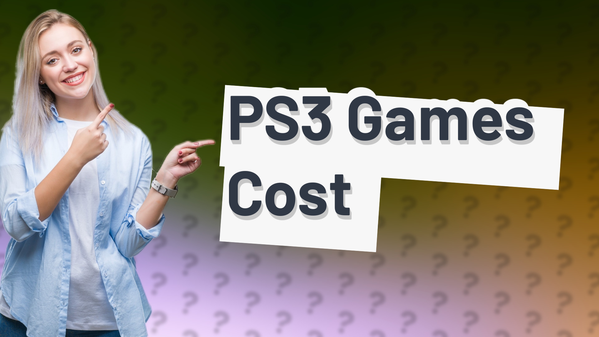 PS3 Games Cost