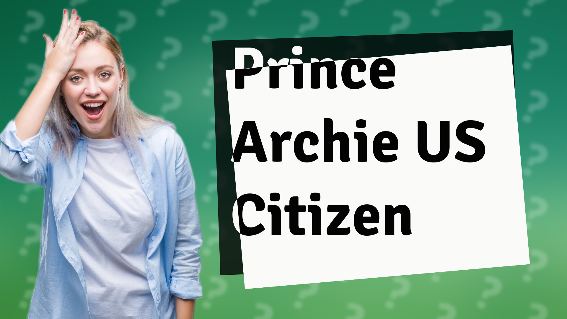 Prince Archie US Citizen