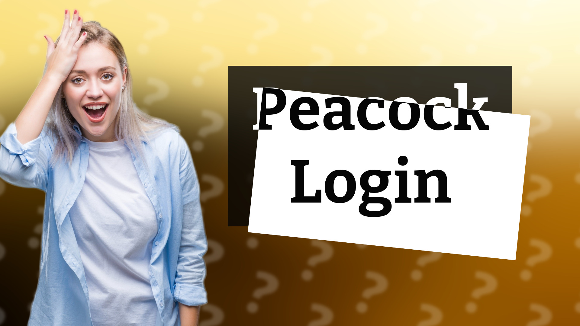Peacock Login