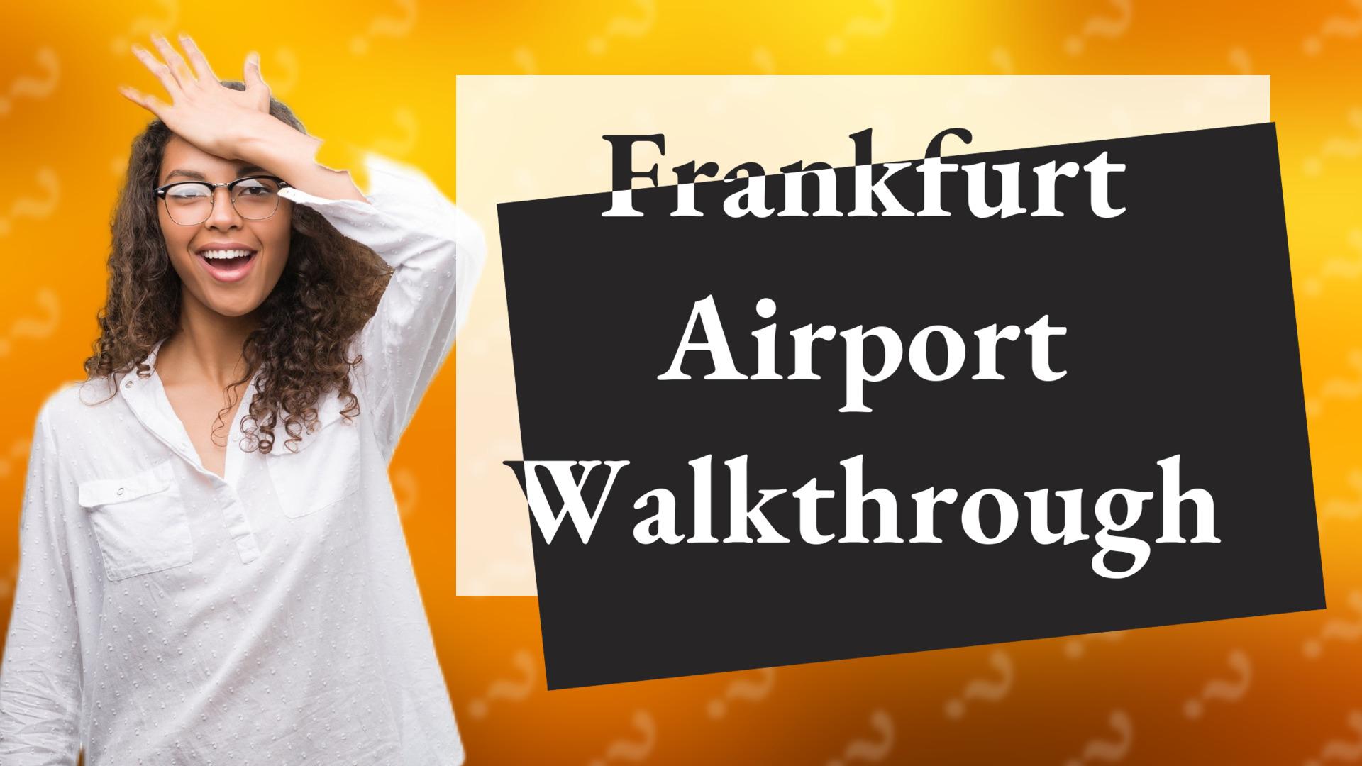Frankfurt Airport Walkthrough
