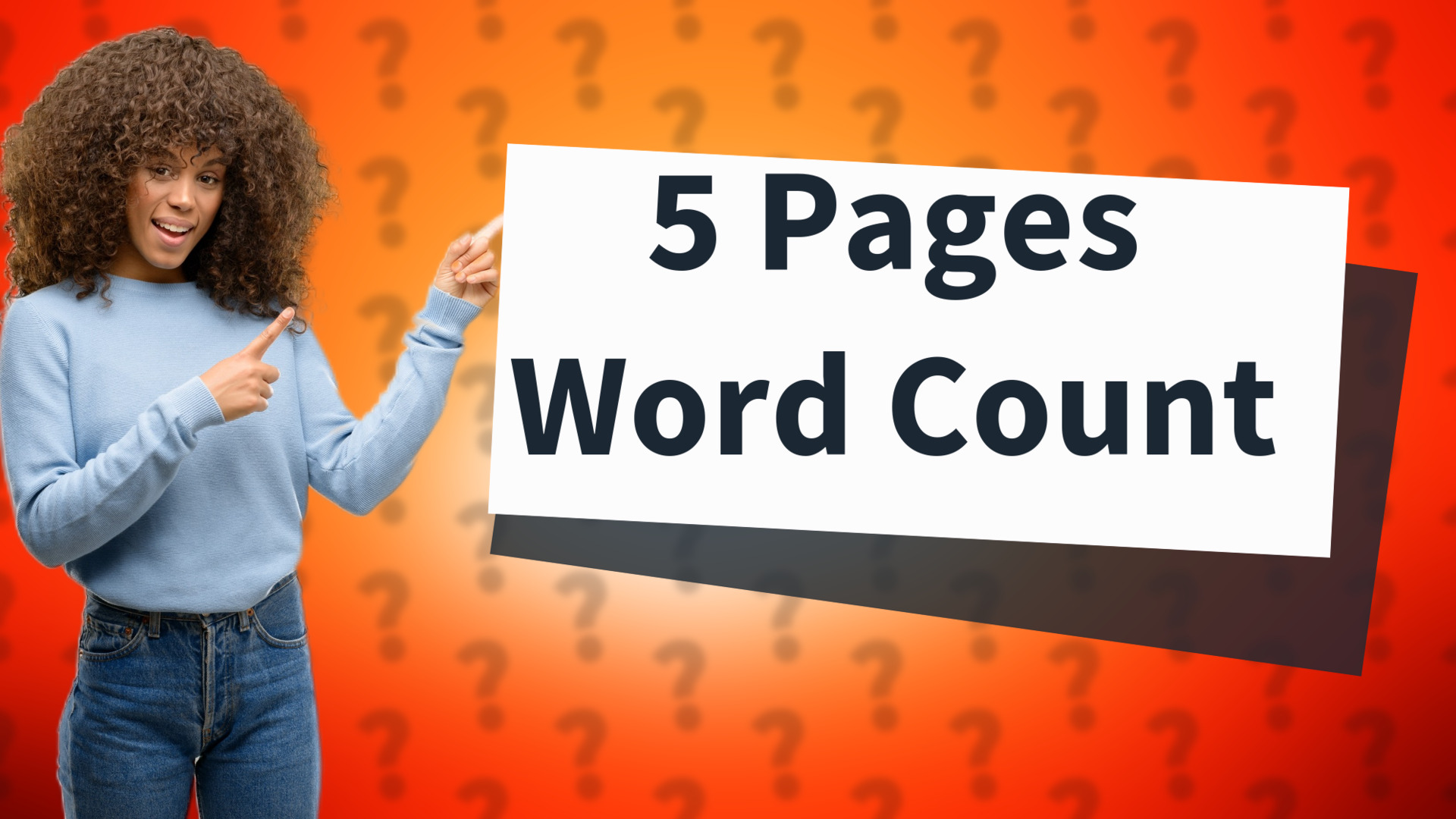 5 Pages Word Count
