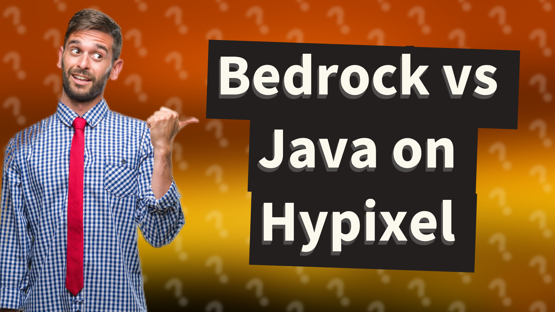Bedrock vs Java on Hypixel