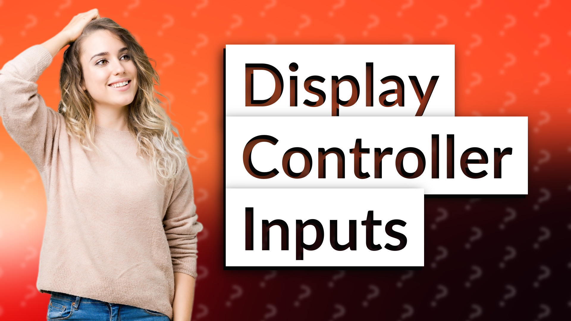 Display Controller Inputs