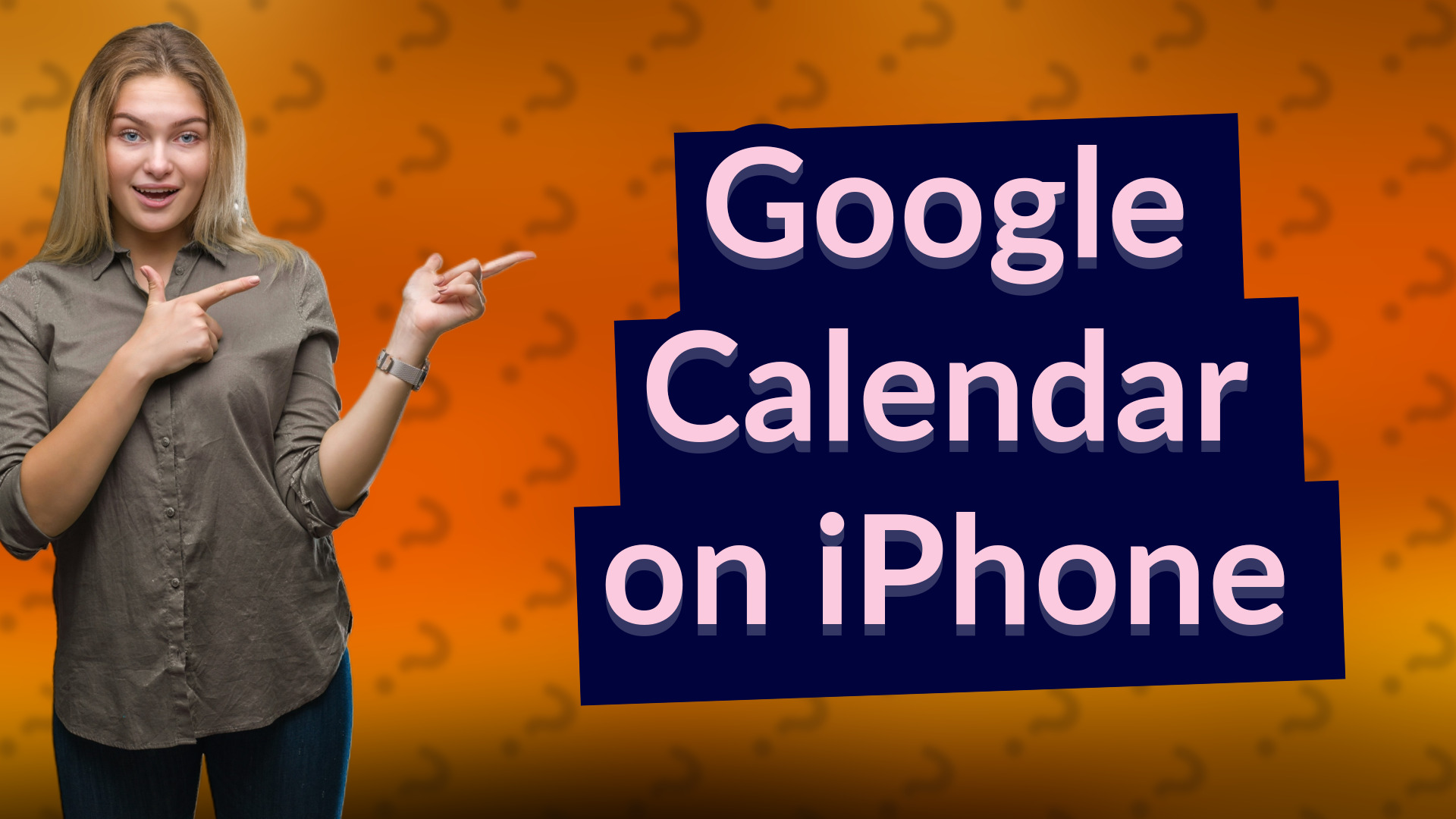 Google Calendar on iPhone