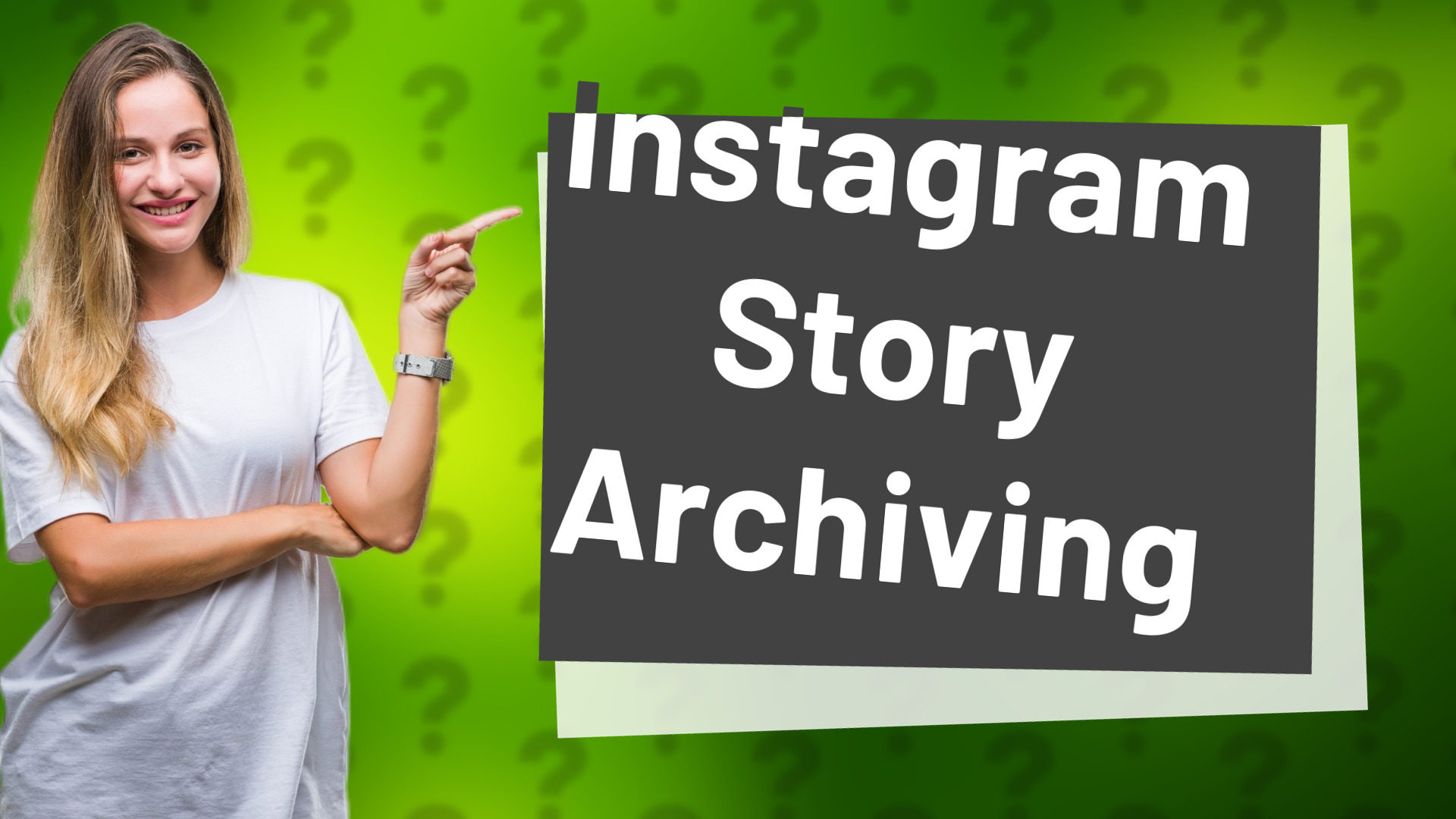 Instagram Story Archiving