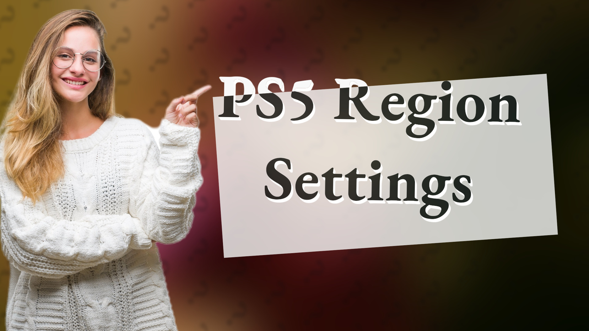PS5 Region Settings