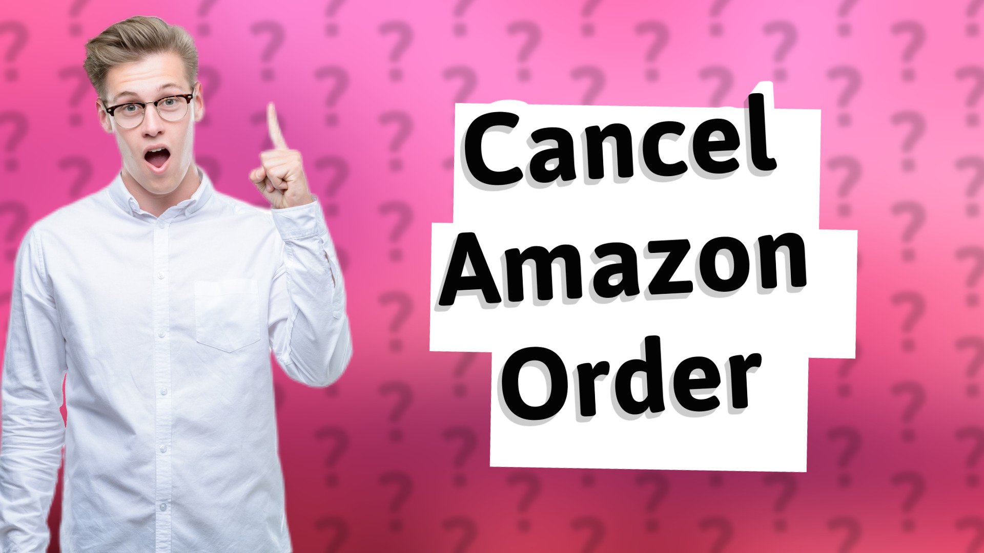 Cancel Amazon Order