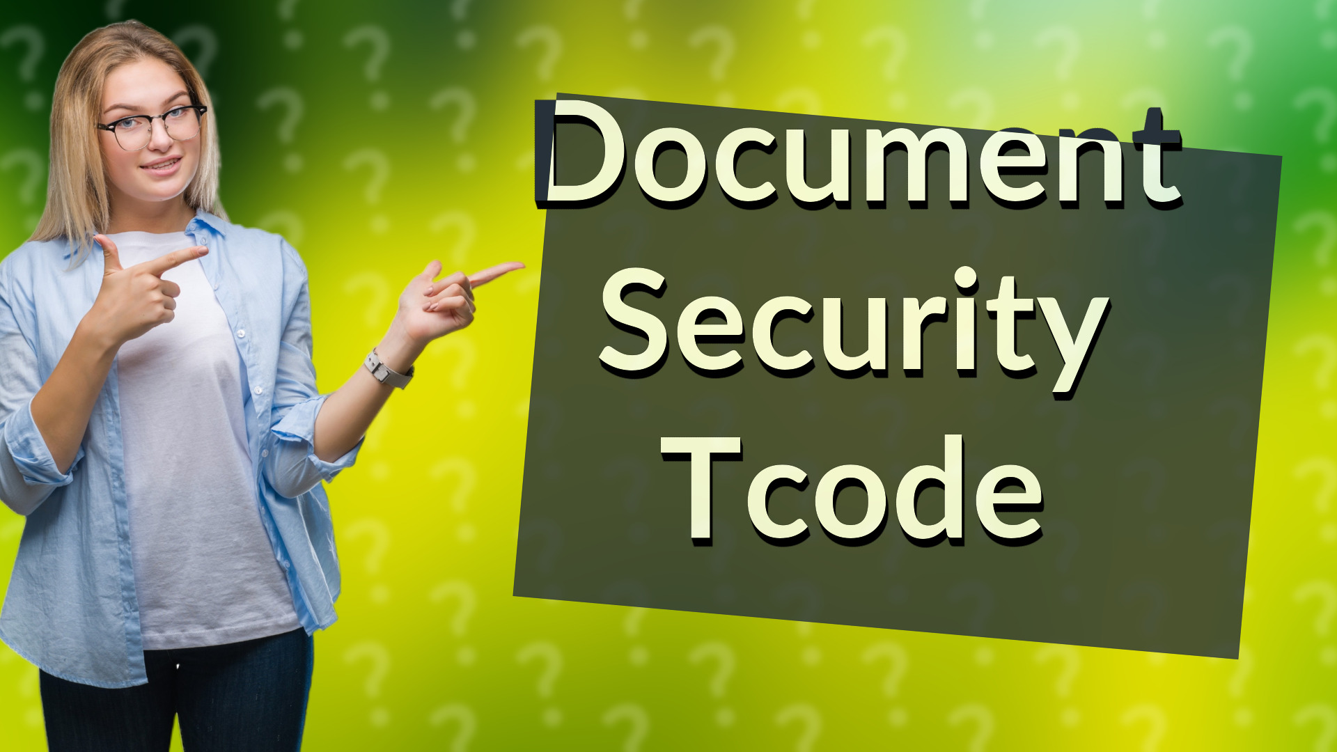 Document Security Tcode
