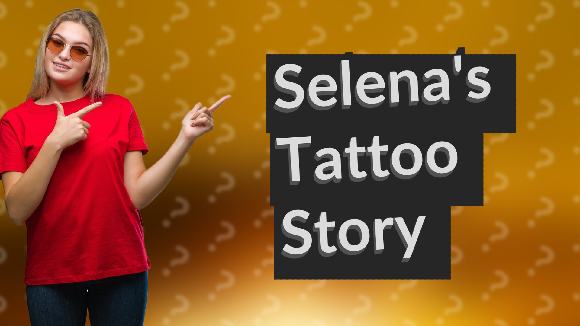 Selena's Tattoo Story