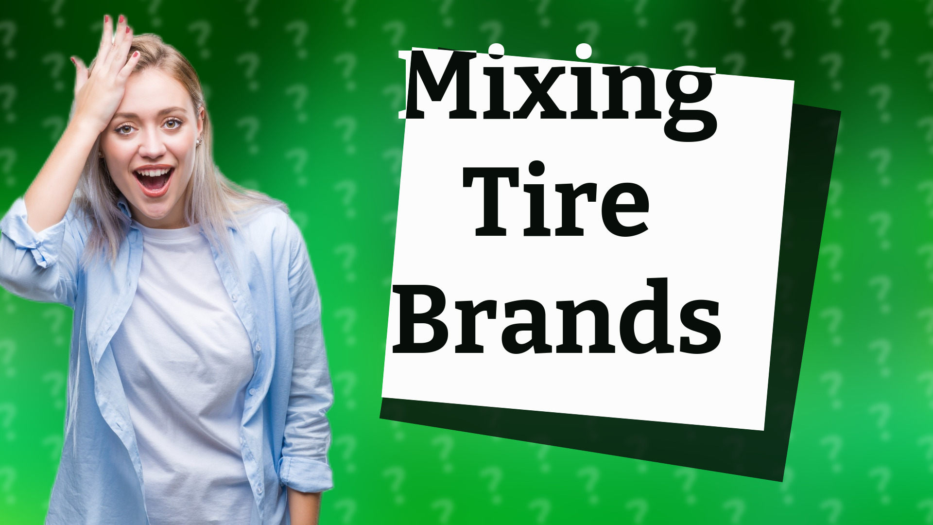 Mixing Tire Brands
