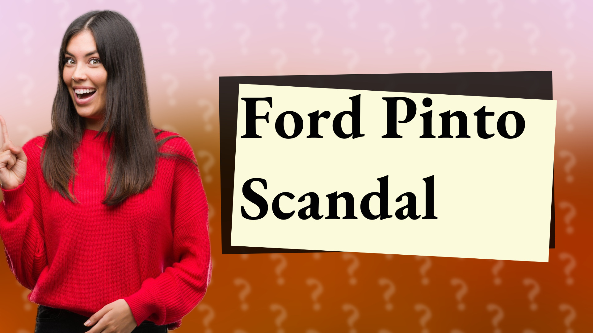 Ford Pinto Scandal