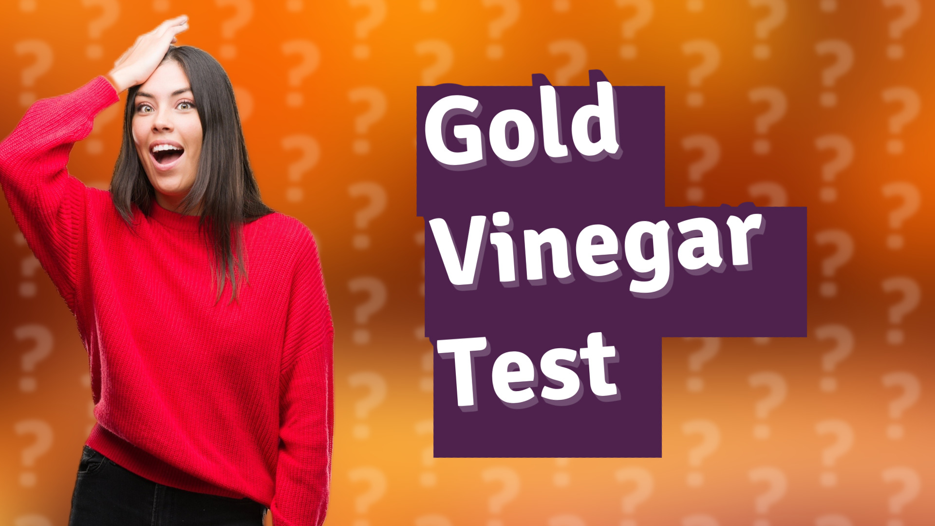 Gold Vinegar Test