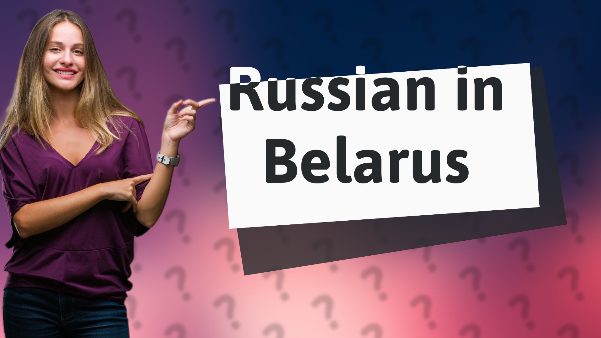 Russian in Belarus