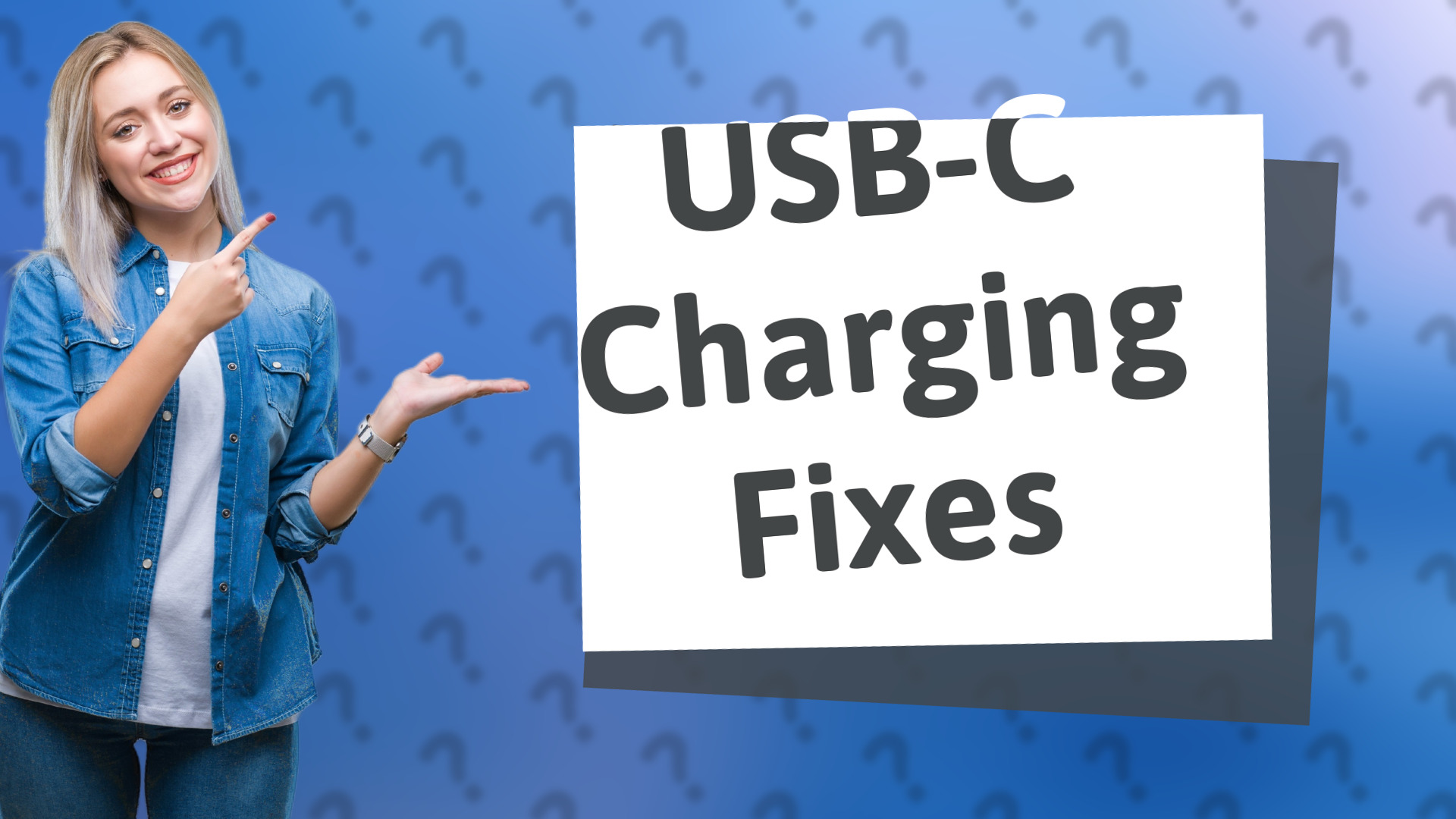 USB-C Charging Fixes
