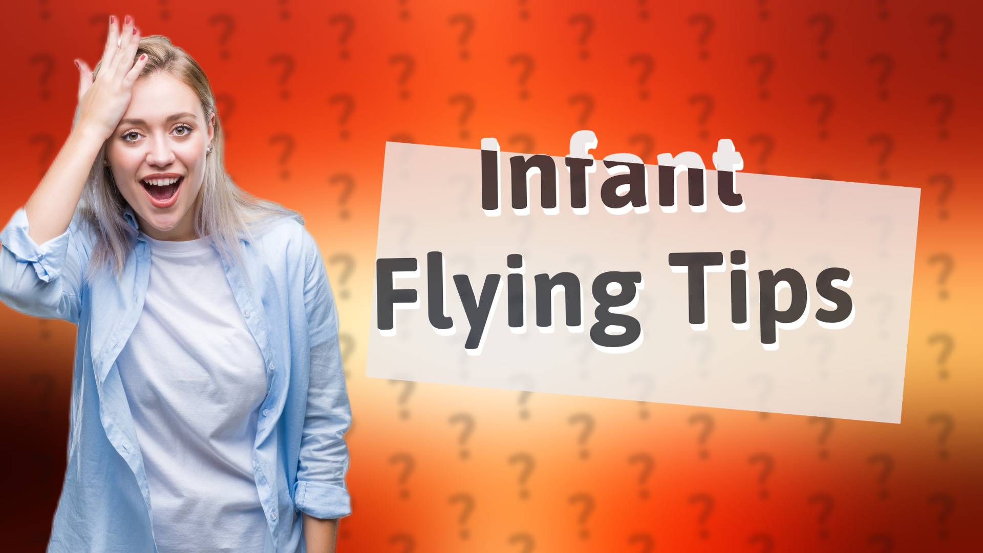 Infant Flying Tips