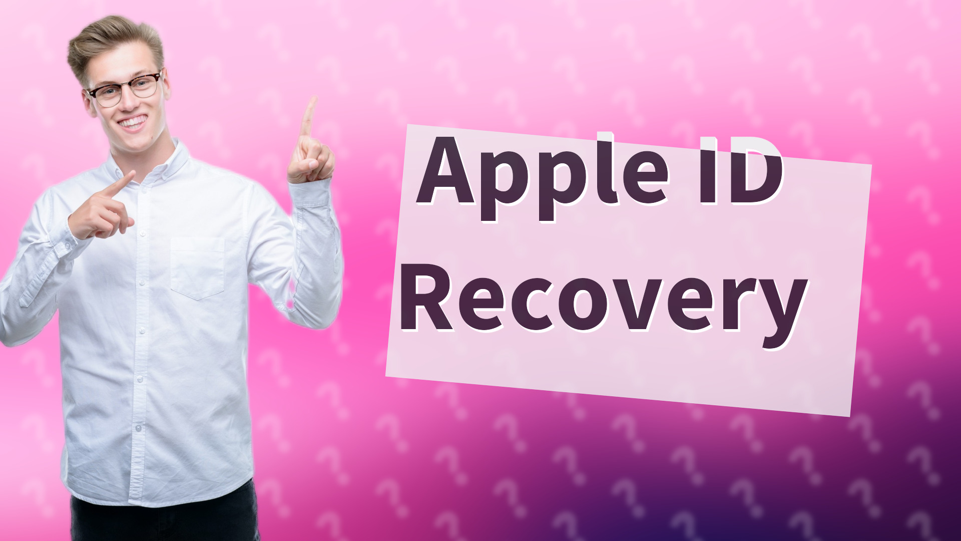 Apple ID Recovery