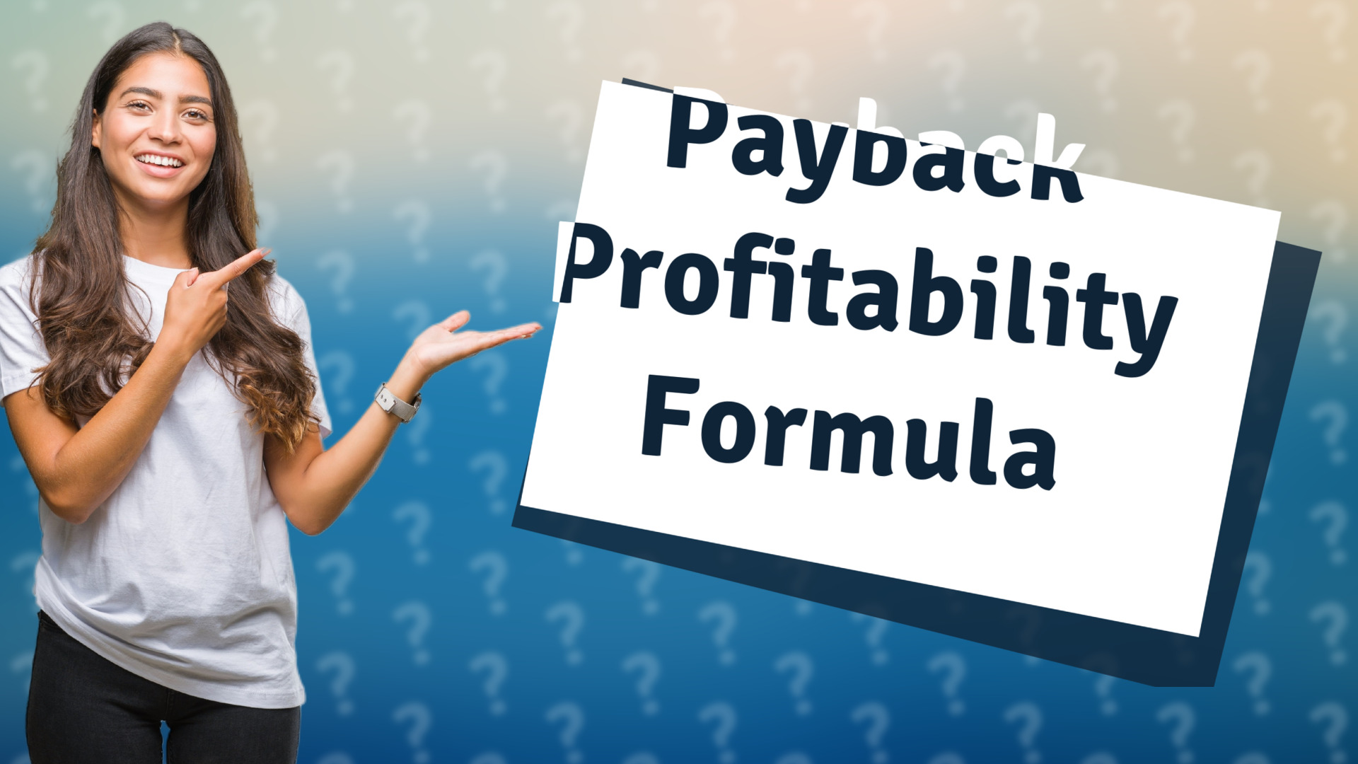 Payback Profitability Formula