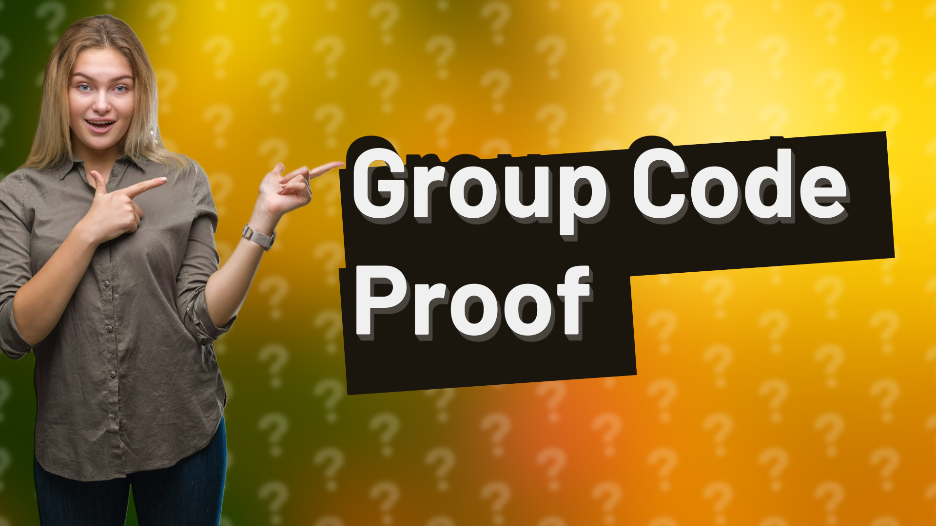 Group Code Proof
