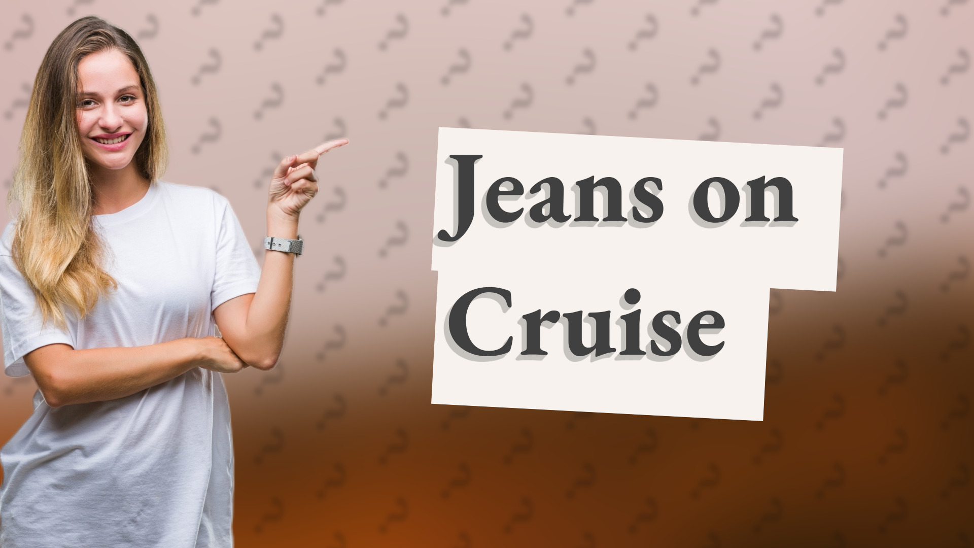 Jeans on Cruise