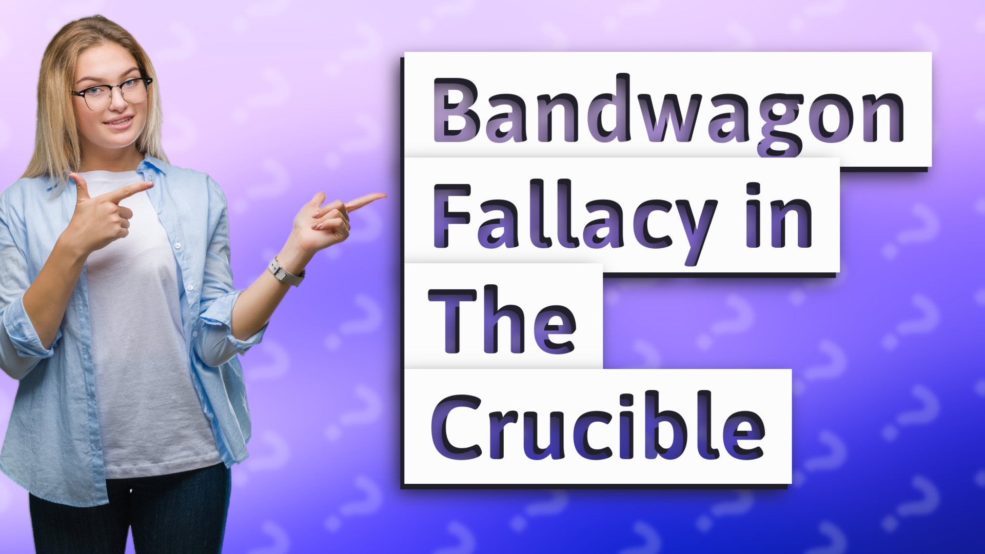 Bandwagon Fallacy in The Crucible