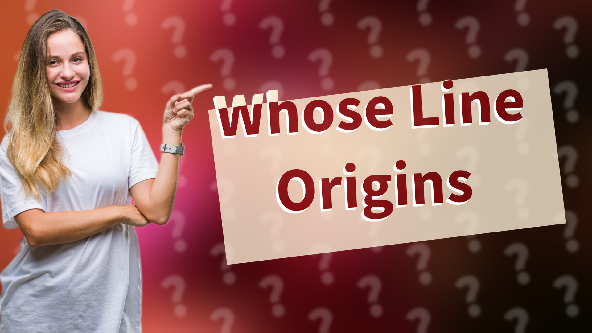 Whose Line Origins
