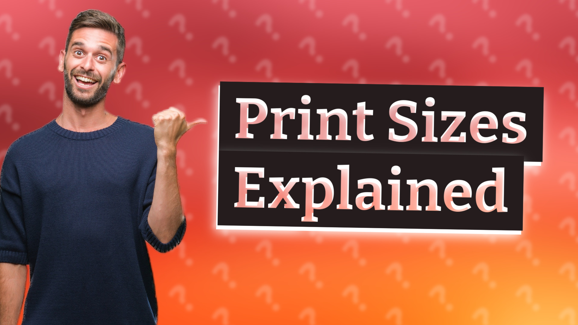 Print Sizes Explained