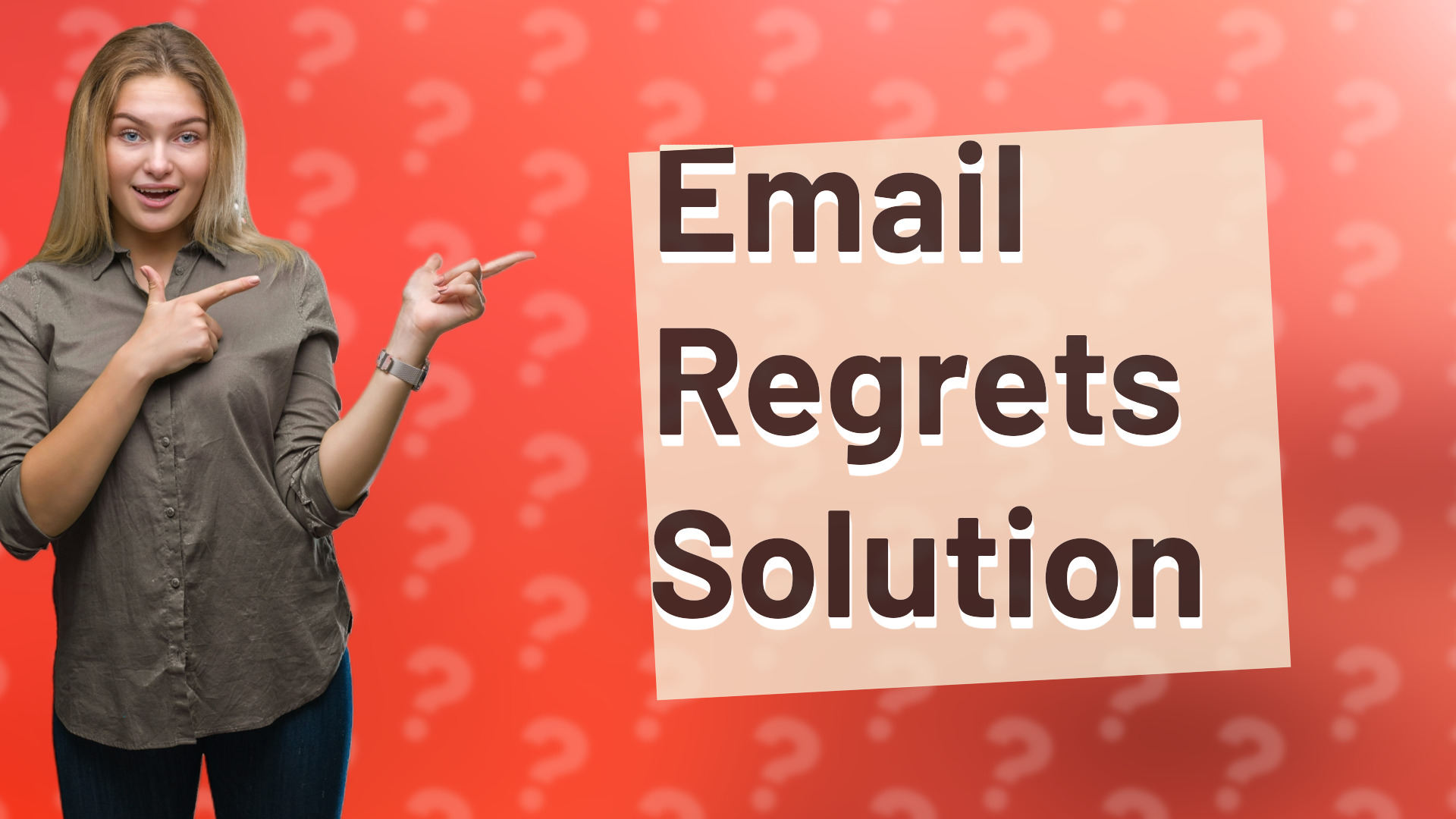 Email Regrets Solution