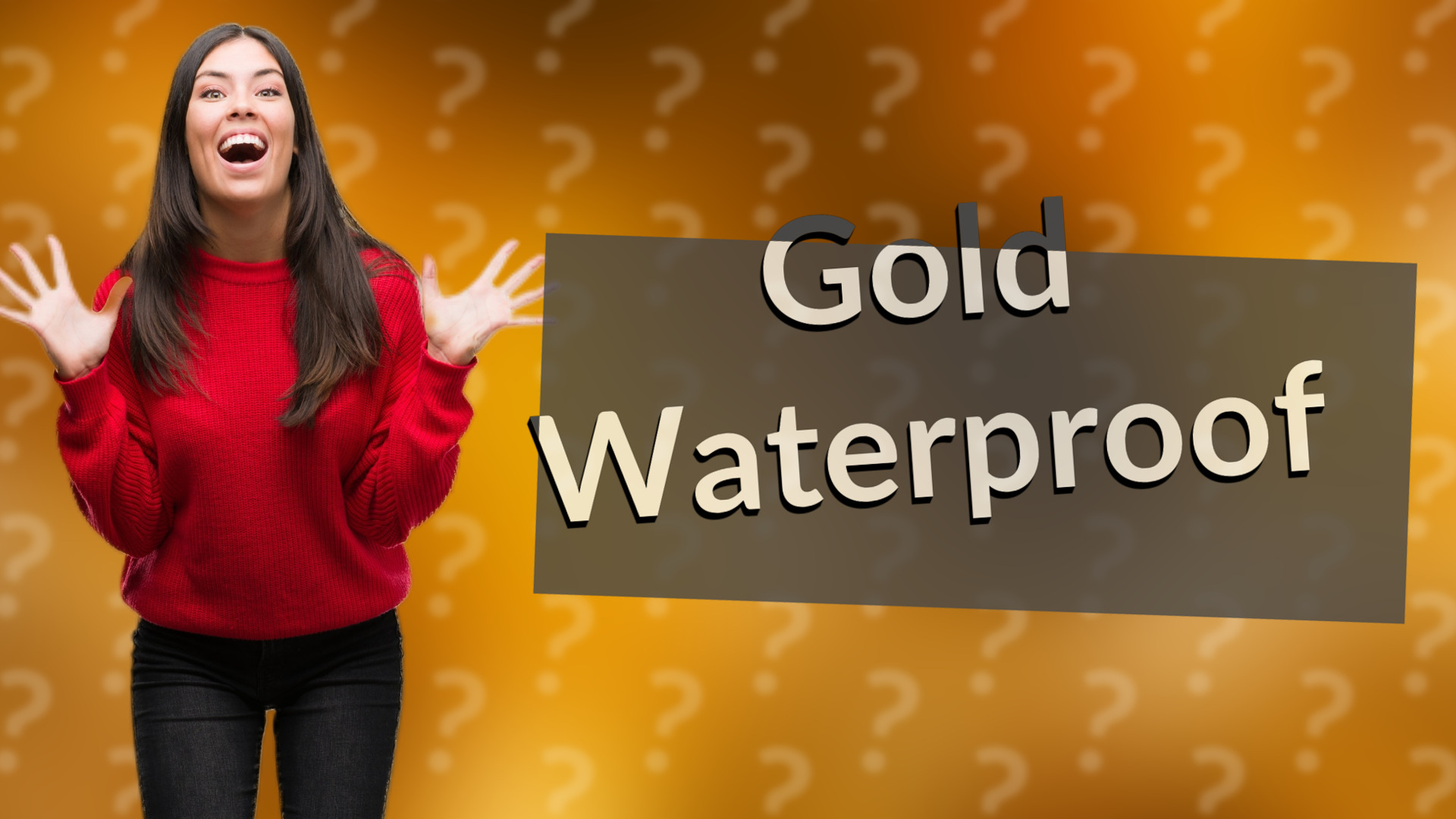 Gold Waterproof