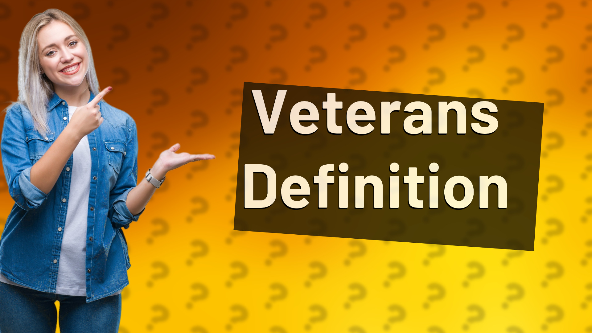 Veterans Definition