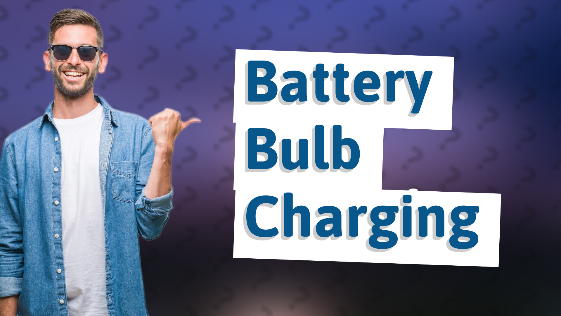 Battery Bulb Charging