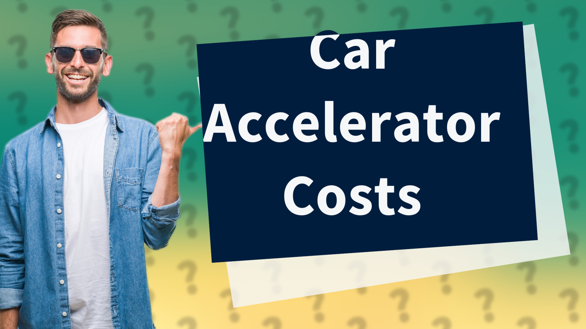 Car Accelerator Costs